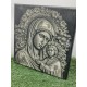 The Holy mother with Jesus on canva no 2