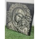 The Holy mother with Jesus on canva no 2