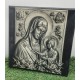 The Holy mother with Jesus on canva 