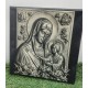 The Holy mother with Jesus on canva 