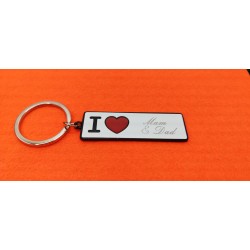 KEYCHAIN I LOVE .. WITH ENGRAVE