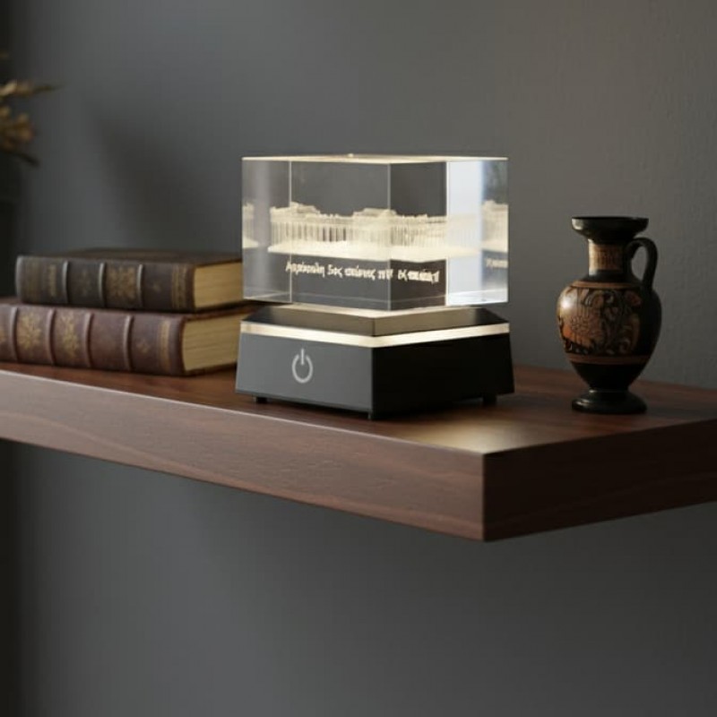 Unique 3d engraving Acropolis