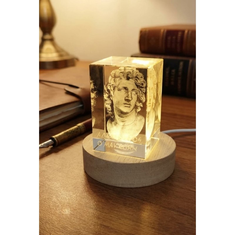 Unique 3d engraving Alexander the Great