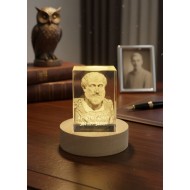 Aristotelis|3d crystal|Great Greeks