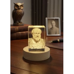 Aristotelis|3d crystal|Great Greeks