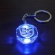 Crystal keychain 3D engraving, keychain for the car