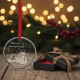 Round crystal engraved 3D Crystal 3D engraved round shape