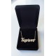 Brazen name necklace