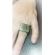 Greek Symbol Ring – Delphic E Meander | WoodSweetWood Silver-plated ring with Delphic E and meander border – WoodSweetWood