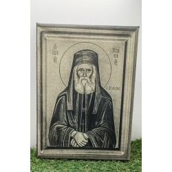 Agios Paisios on canvas