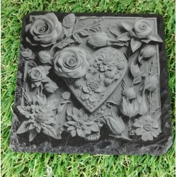 Black slate Valentine's day 