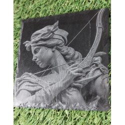 Black slate Valentine's day  souver custom engrave