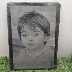 BLACK STONE PHOTO ENGRAVE SAMPLES