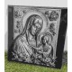The Holy mother with Jesus on canva 