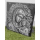 The Holy mother with Jesus on canva no 2