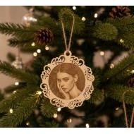 Wooden craft with photo for a gift