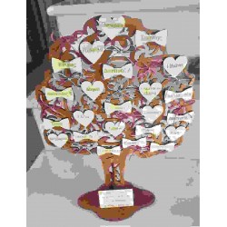 Wooden tree for the teacher