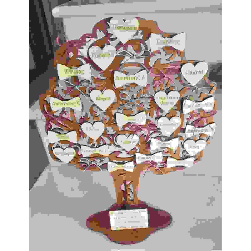 Wooden tree for the teacher