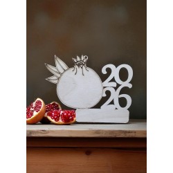 Pomegranate wooden diary 2026