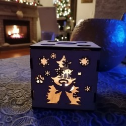 Wooden 3d Box