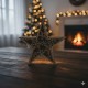 Wooden decorative 3d christmas star Wooden 3d Star