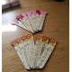 Wooden bookmarks with figures