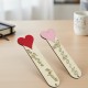 Wooden bookmarks with figures