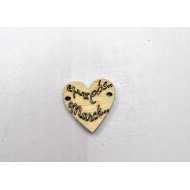 WOODEN CRAFT HEART ΕΜΠΡΟΣ MARCH