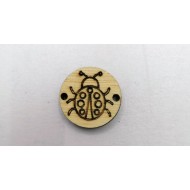 WOODEN CRAFT Ladybug insect