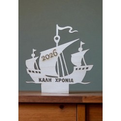 Wooden diary 2025 ship 5