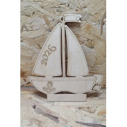 Wooden diary 2026 ship 2 Wooden diary 2026 ship 2