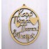 Wooden egg wish foa Easter