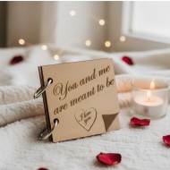 Wooden smal book with dedication Wooden smal book with dedication