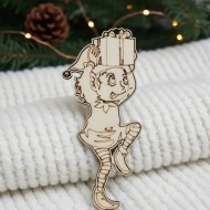 Wooden tree craft Elf 7