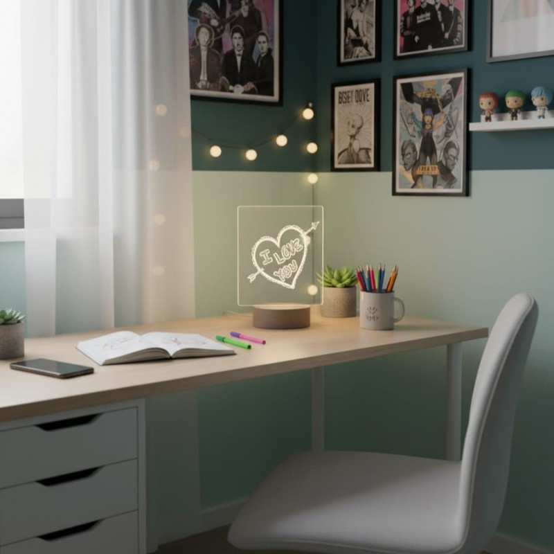 3D led lighting "I Love you "