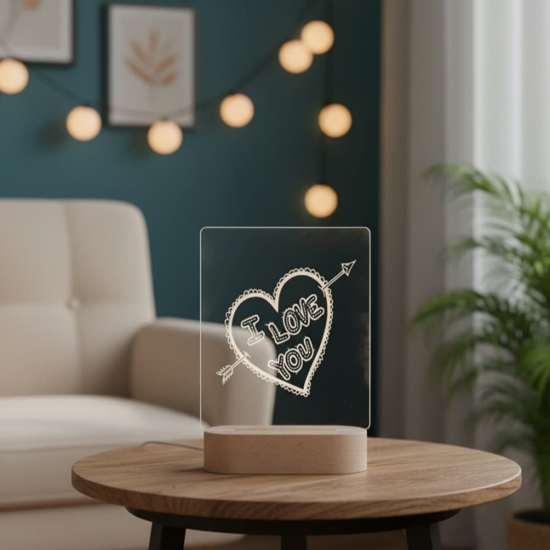3D led lighting "I Love you "