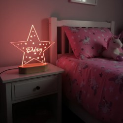 3D Led lighting Star with engrave name