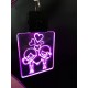 Led 3d keychain