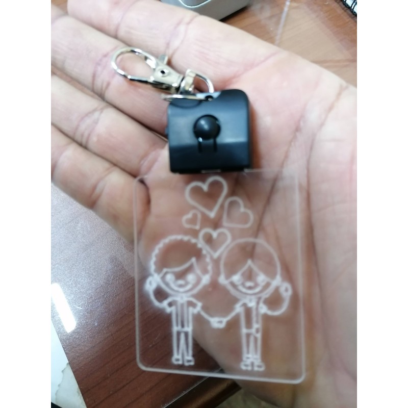 Led 3d keychain