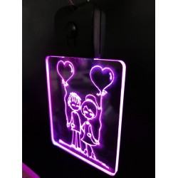 Led 3d keychain 