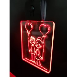Led 3d keychain 