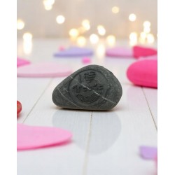 Engraved Stone "I Love Greece" with Meander – Handmade Greek Gift Engraved Stone "I Love Greece" with Meander – Handmade Greek Gift