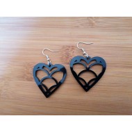 Plexi glass earrings