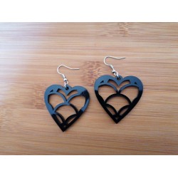 Plexi glass earrings