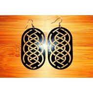 Plexi glass earrings