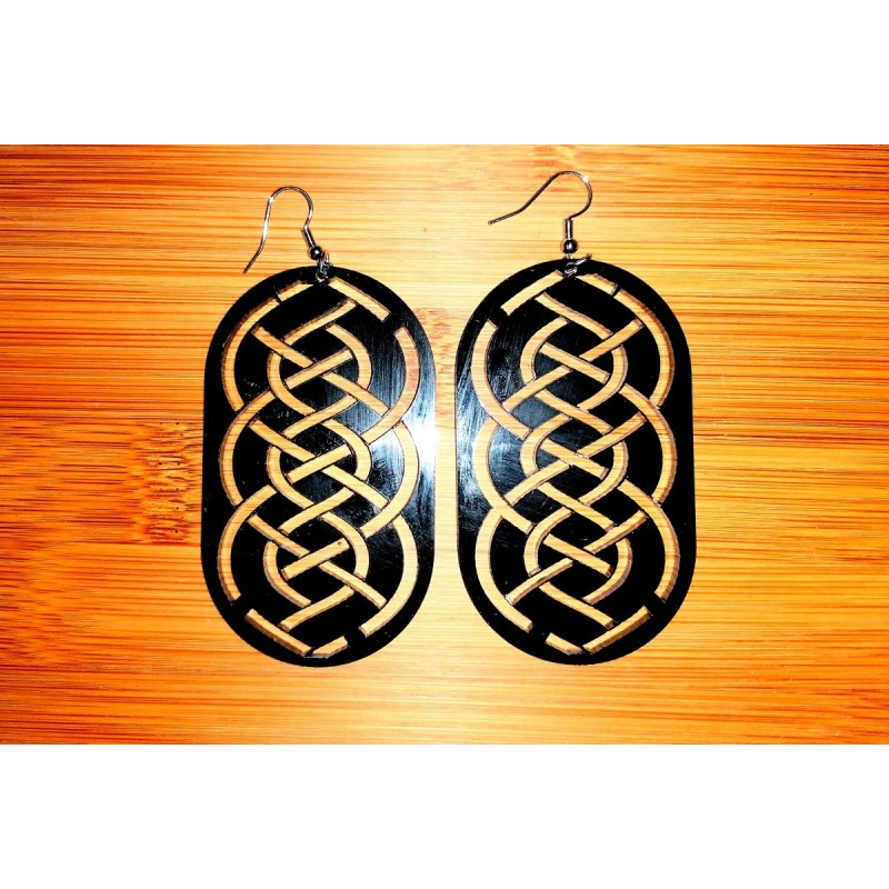 Plexi glass earrings