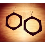 Plexi glass earrings