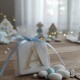Marble element with gold plexyglass with the initial letter of the name Marble favor box with monogram on plexiglass