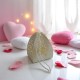 Paper Favor Box with Flower and Hearts | WoodSweetWood Paper Favor Box with Flower and Heart Motifs