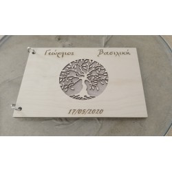 wooden book of wishes tree of life wooden book of wishes tree of life